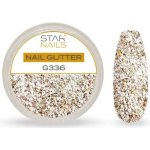 Glitter na nehty třpytky na zdobení nehtů aurora černé G 12 – Hledejceny.cz