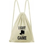 Dobrý triko bavlněný batoh I got game Natural – Hledejceny.cz