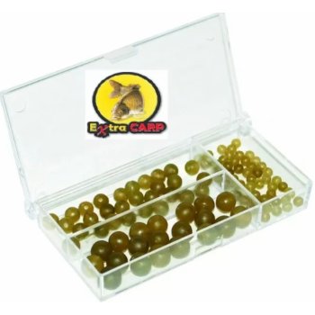 Extra Carp Gumové Korálky Rubber Beads Set 100ks