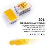 Nevskaya Palitra Akvarelové barvy St. Petersburg jednotlivé kusy 2,5 ml Cadmium Yellow Medium – Zboží Dáma
