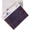 Peněženka Pánská kožená peněženka s přezkou Black Bull burgundy 5700-L