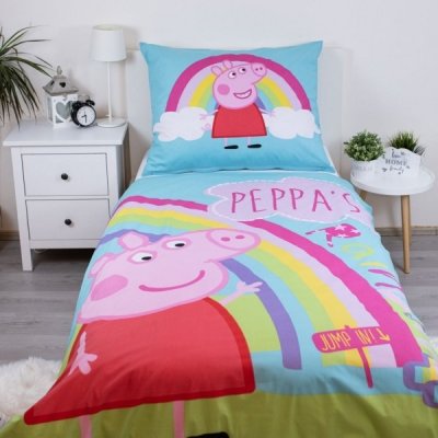 Jerry Fabrics Povlečení Peppa Pig PEP016 Bavlna 140x200 70x90 – Sleviste.cz