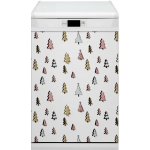 Magnet na myčku Pastelové vánoční stromky 45x70 cm – Hledejceny.cz