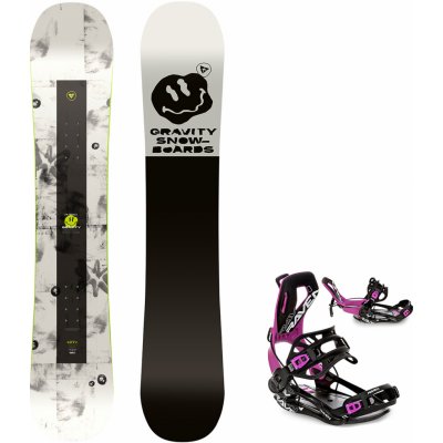 Gravity snowboards Snowboard komplet Gravity Madball 25/26 + vázání Fastec FT360 – Hledejceny.cz