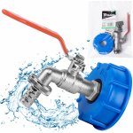 Bradas Kovový ventil na IBC kontejnerovou nádrž 3/4" + 1/2" S60x6 KK04123413Z – Hledejceny.cz