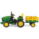 Peg-Pérego John Deere Ground Force traktor s vlečkou 12V zelená – Hledejceny.cz