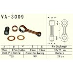 VESRAH ojnice SUZUKI LTA/LTF 500 VINSON '02-'07, QUADRUNER '98-'02, CF MOTO 500, ARCTIC CAT XT 550/700 '09- (VA3009) (LTA500) (MADE IN JAPAN)