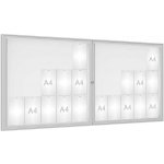 PROCITY Venkovní vitrína model 1000 dvoukřídlá, 30 x A4, plexi, elox | Zboží Auto