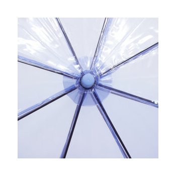 Esprit Long AC 58684 Transparent Shiny Border Lolite deštník průhledný