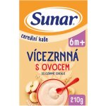 Sunar cereální kaše Vícezrná s ovocem 210 g – Hledejceny.cz