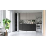 FRONTI Kuchyňská linka ALIMOS 240cm Kamenný/Grafit – Zbozi.Blesk.cz