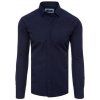 Pánská Košile Dstreet elegantní pánská košile tmavě modrá DX2477