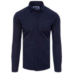 Dstreet elegantní pánská košile tmavě modrá DX2477
