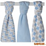 KIKKO Bambusové XKKO BMB Scandinavian Baby Blue 70 x 70 3 ks – Hledejceny.cz