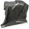 Deka Hanly Deka Merino vlna kašmír Charcoal Grey Herringbone John 180x136