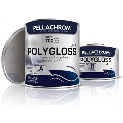 Pellachrom Polygloss sada polyuretanový lodní email 750 ml bílý