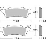 Brzdové destičky Brembo přední HONDA VTX 1800 rok 02-08 | Zboží Auto