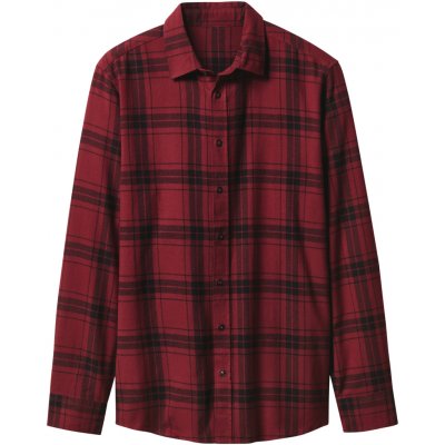 esmara Men pánská flanelová košile kostka/červená – Zboží Dáma