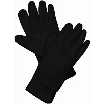 Fleecové rukavice černá