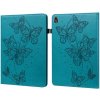 Pouzdro na tablet Protemio Art Butterflies Zaklápěcí pouzdro Lenovo Tab K10 55618 modré