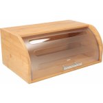 Banquet Chlebník bambusový BRILLANTE 40,5 x 27 x 17 cm s plastovým víkem – Zboží Dáma