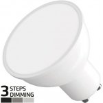 Emos ZQ8E42S LED žárovka Classic GU10 7 W 800 lm 3000K, krokově stmívatelná – Hledejceny.cz