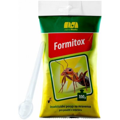 Formitox Extra insekticid k likvidaci mravenců, švábů, rybenek, much, sáček 100 g – Zbozi.Blesk.cz