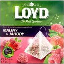 Loyd ovocný čaj aromatizovaný maliny a jahoda 20 x 2 g