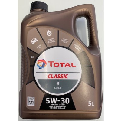 Total Classic 9 C2-C3 5W-30 5 l – Zbozi.Blesk.cz