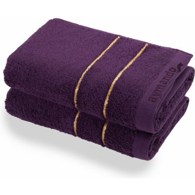 Aymando Home ručník z egyptské bavlny Dubai Collection 600 gsm 30 x 50 cm fialová