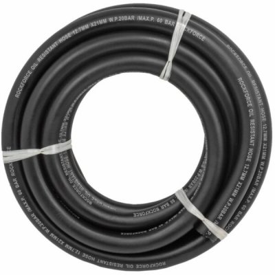 Rockforce Vyztužená gumová hadice odolná proti olejům 12,7 mm x 5 m – Hledejceny.cz