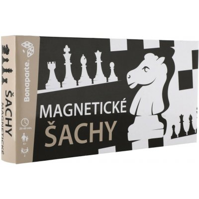 Šachy magnetické společenská hra v krabičce 20x10x4cm – Zboží Dáma