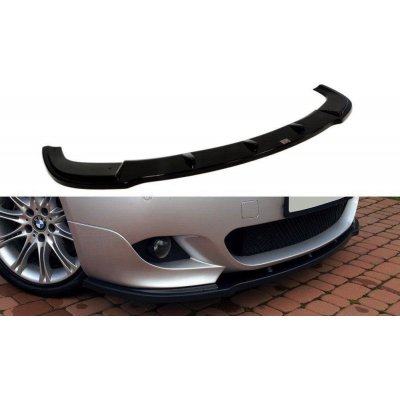 Maxton Design spoiler pod přední nárazník pro BMW Řada 5 E60, černý lesklý plast ABS, M-pack | Zboží Auto