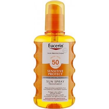 Eucerin Sun Sensitive Protect transparentní sprej na opalování SPF50+ 200 ml