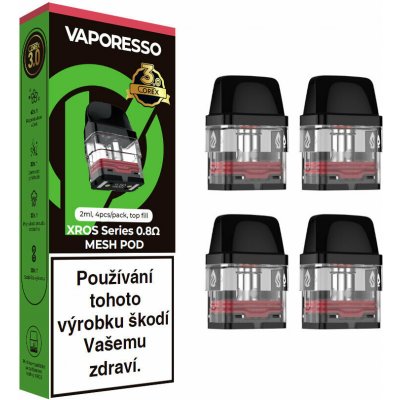Vaporesso cartridge XROS 0,8 ohm 4 ks – Zboží Dáma