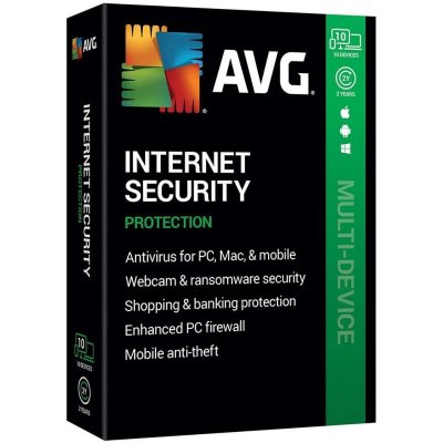 AVG Internet Security 10 lic. 3 roky SN elektronicky (ISCEN36EXXS010) – Zboží Mobilmania