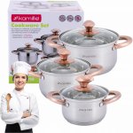 Kamille Sada hrnců nerezová ocel 6 ks – Zboží Dáma