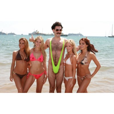 Borat Mankini plavky , zelené