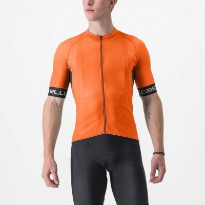 Castelli Entrata VI Jersey Fiery Red/Dark Gray-Ivory pánský