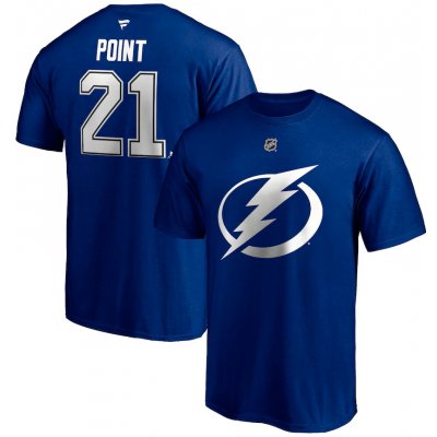 Fanatics pánské tričko Brayden Point #21 Tampa Bay Lightning Authentic Stack Name & Number