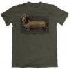 Army a lovecké tričko a košile Tričko Bad Badger Myslivecké jezevčík drsnosrstý