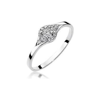 Nubis zlatý zásnubní prsten s diamantem W 056W