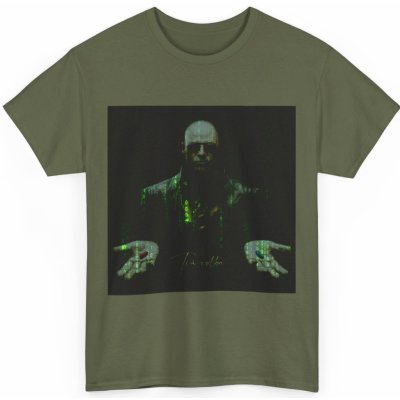 Sci-fi tričko s potiskem Matrix Vyber si pilulku Jsi připraven na pravdu? Tvá volba! Unisex tričko Military Green – Hledejceny.cz