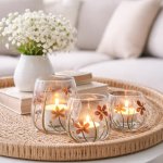 Wikholm Form Svícen Depali s květinou M – Zbozi.Blesk.cz