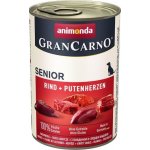 Animonda Gran Carno Senior hovězí krůtí srdce 400 g – Hledejceny.cz