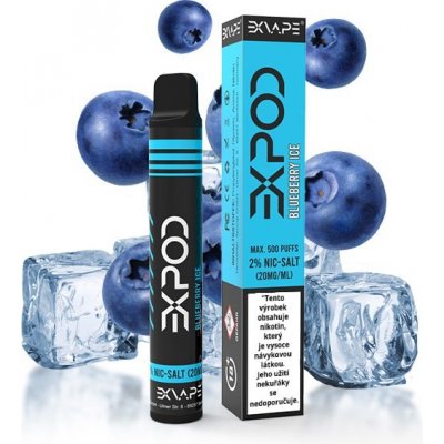 Exvape Expod Blueberry Ice 20 mg 500 potáhnutí 1 ks