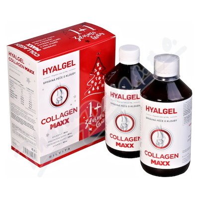 Hyalgel Collagen MAXX vánoční 2021 2 x 500 ml