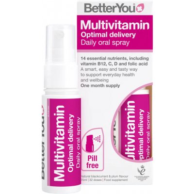 BetterYou MultiVit Oral Spray, Orální sprej, 25 ml – Zboží Dáma BetterYou MultiVit Oral Spray, Orální sprej, 25 ml – Zboží Dáma