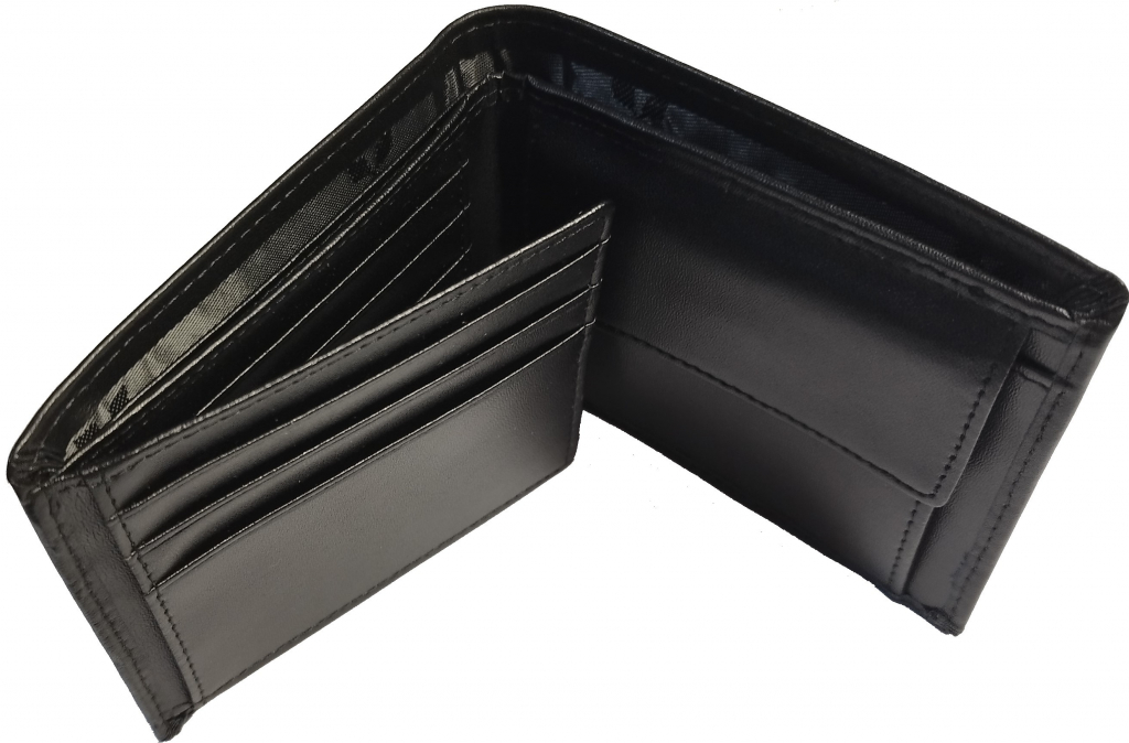 Pánská černá kožená peněženka BMW E46 vnitřku peněženka: Černá