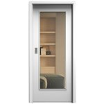 Sapeli Elegant Komfort M40 posuvné bílá perla 100 x 210 cm Planibel bronz – Hledejceny.cz
